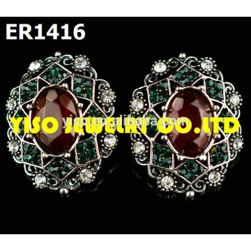 designer stud rhinestone earrings